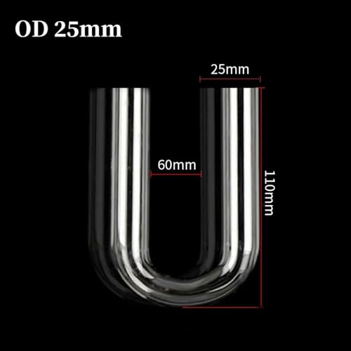 U-Shape Connector, 20~32mm Aquarium Fish Tank U-Shape Air Tube Fittings Acrylic Pipe(O.D 25mm,1Pc) - color: O.d 25mm, size: 1Pc