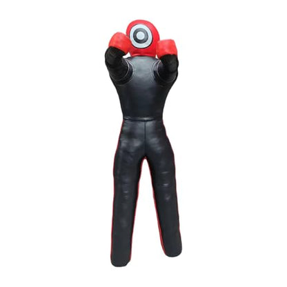 MMA Grappling Dummy Punching Bag Unfilled Multifunction Throwing Punching Dummy Training Equipment for Children - color: height 122cm