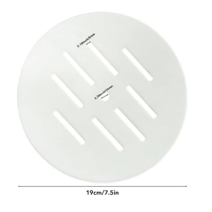 Hidyliu Round Aquarium Fish Tank Lid Durable Anti Jump Cover for Reptiles Shrimps 2PCS 7.5 Inch