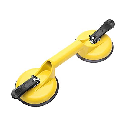 FCHO Heavy Duty Glass Suction Cup for Tile Lifting Dent Pull Repair | Aluminum Glass Suctio Handle Holder Hooks to Lift Large Glass/Moving/Pad for Lifting/Dent Fixer - color: Yellow-01