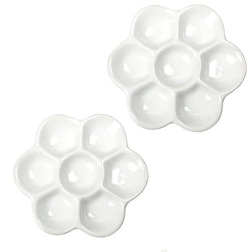 2 Pack Terrarium Bowls, Hermit Crab Water Dishes & Water Bowl Ceramic Hermit Crab Accessories, Anti-Turning Bowl for Feeding & Hydration, Terrarium Pet Supplies