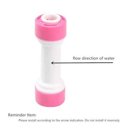 1/4 inch Quick Connect one Way Check Valve for RO purifiers Water Reverse Osmosis System,5 PCS - style: 1/4" straight check connect(5)