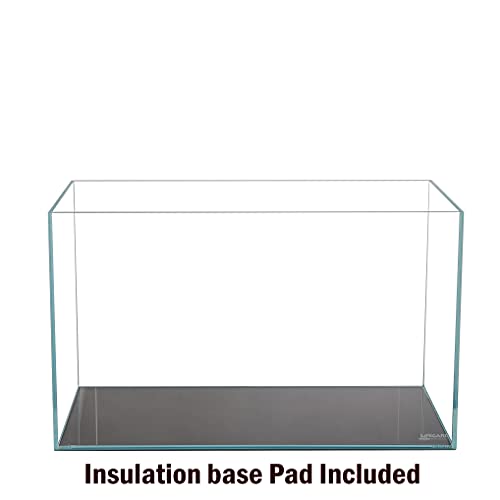 Lifegard Aquatics Low Iron Ultra Clear 17 Gallon Mitered Glass Crystal Aquarium – Rimless, 45° Beveled Edge Glass
