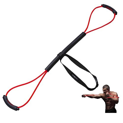 𝐇𝐀𝐍𝐒𝐘𝐃𝐎𝐍𝐍𝐘 Boxing Resistance Bands for Explosive Strength and Speed Training - Enhance Your Boxing Skills Anywhere, Anytime - color: Red2.0(20LB)