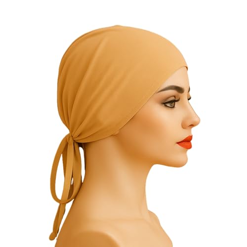 The Grip Cap Non-Slip Hijab Undercap for Women (Tan, White, Beige & Nude) - color: Tan