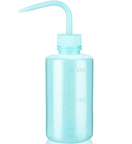 Valchoose 250ml Squeeze Bottle, Premium Wash Bottle LDPE, Blue, 1 Pack - color: Blue, size: 8.5 Ounces