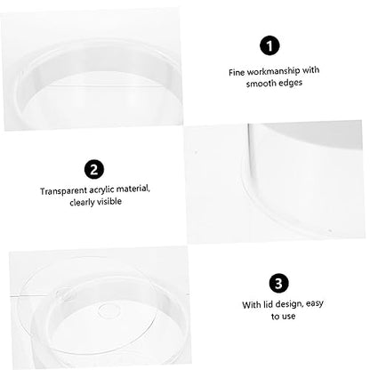 Mikikit Floating Fish Breeding Box with Removable Cover and Permeable Bottom Small Aquarium Isolation Tank for Fry Protection and Water Flow Suitable for Saltwater and Freshwater Fish