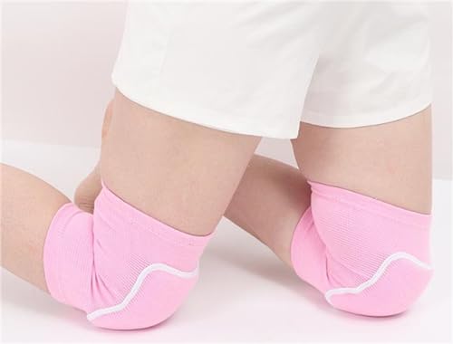 YYaaloa 3Pairs Knee Pads Sponge Knee Brace Breathable Flexible Elastic Knee Support for Volleyball, Dancing, Football, Yoga, Basketball, and Skating (Medium, Pink 3Pairs) - color: Pink 3Pairs