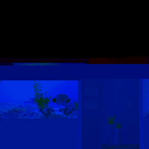 3D Aquarium Background Sticker Underwater Effect Poster PVC Static Cling Fish Tank Decorative Backdrop 24x16 inch Waterproof for Freshwater Saltwater Tanks - size: 61×41cm
