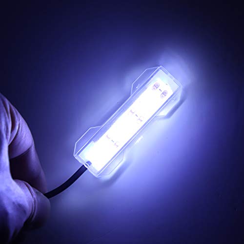 Tnfeeon Small Aquarium Water Plant Light,Full Spectrum Aquarium Lighting for Home Desktop Mini Decoration Soft LED Lamp with USB Connector