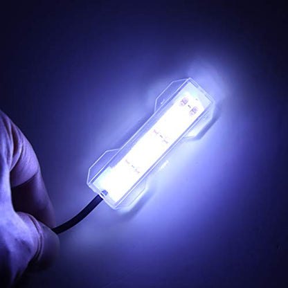 Tnfeeon Small Aquarium Water Plant Light,Full Spectrum Aquarium Lighting for Home Desktop Mini Decoration Soft LED Lamp with USB Connector