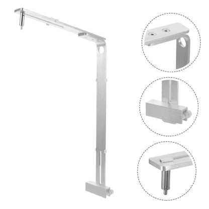 VANZACK Aquarium Light Holder Stand Metal Lamp Rack Support for Fish Tank Lighting Brushed Finish Easy Installation Compatible