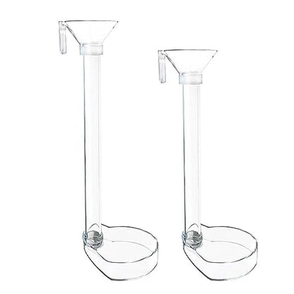 1 Set Aquarium Acrylic Feeding Tube Bowl Aquarium Shrimp Fishtank Acrylic Feeding Tools Anti-Drift Feeding Feeder