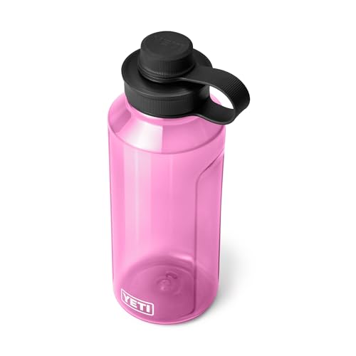 YETI Yonder Water Bottle with Yonder Tether Cap, Lightweight, Leakproof and BPA-Free - color: Power Pink, size: 50 Ounces