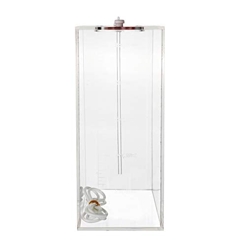 Aquarium Choice Acryli Made Liquid Storage Bucket Doing Pump Reservoir Container (4.7 * 7.4 * 10.9 Inch;5000ml/5L（Red）) - size: 4.7 * 7.4 * 10.9 Inch;5000ml/5L（Red）
