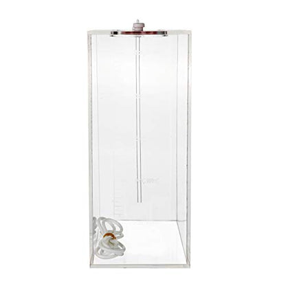 Aquarium Choice Acryli Made Liquid Storage Bucket Doing Pump Reservoir Container (4.7 * 7.4 * 10.9 Inch;5000ml/5L（Red）) - size: 4.7 * 7.4 * 10.9 Inch;5000ml/5L（Red）
