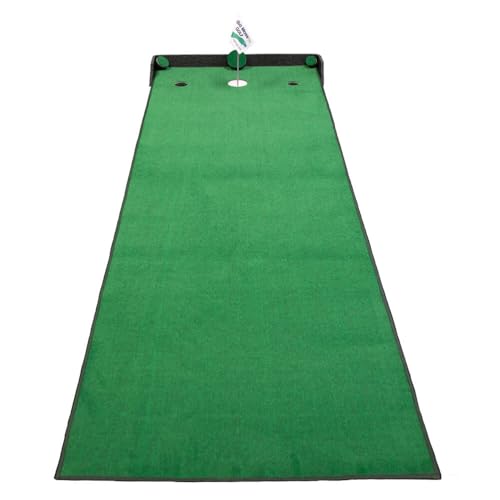 Big Moss Golf Competitor V2 Series 3' X 9' Practice Putting Chipping Green with 3 Cups
