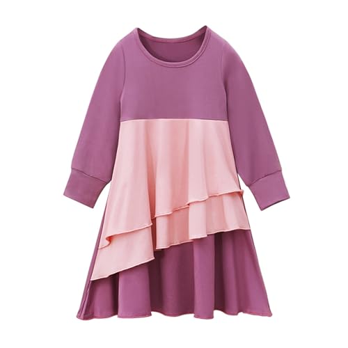 Muslim Dress for Girl Abaya Kaftan Kids Islamic Prayer Clothes Long Sleeve Dress Dubai 2026 Ramadan Hijab Sets - color: Pink, size: 1-2T