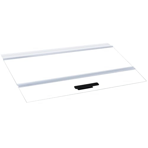 22.68×16.93×0.16 in 2 PCS Aquarium Lid Glass Canopy, Clear Tempered Glass Aquarium Fish Tank Hoods, Set for 70/75/90/110 Gallon Aquarium Fish Tank - size: 2PCS-22.68 x 16.93 x 0.16in