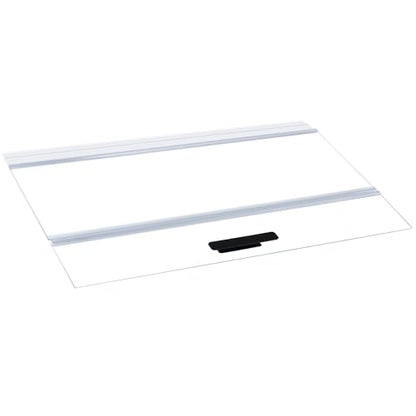 22.68×16.93×0.16 in 2 PCS Aquarium Lid Glass Canopy, Clear Tempered Glass Aquarium Fish Tank Hoods, Set for 70/75/90/110 Gallon Aquarium Fish Tank - size: 2PCS-22.68 x 16.93 x 0.16in