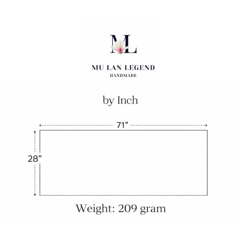 MuLanLegend Mu Lan Song Hijab | Large Non-See-Through Muslimah Headscarf Wrap | Non-Slip Women Scarf | Flowy and Drapey - color: Off-white
