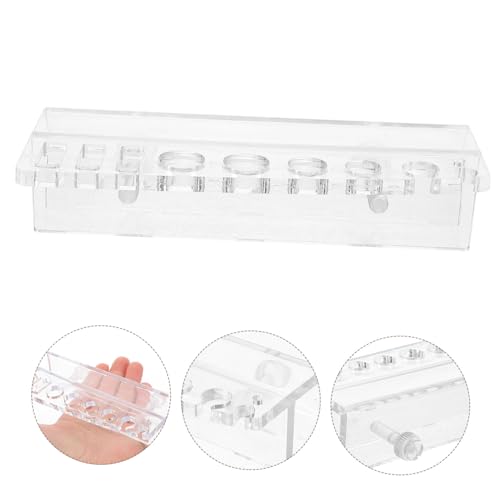 Aquarium Tool Holder Rack Storage Stand for Fish Tank Maintenance Easy Installation Self-Fitted Screws Convenient Wall-Mounted Plants and Grass Care