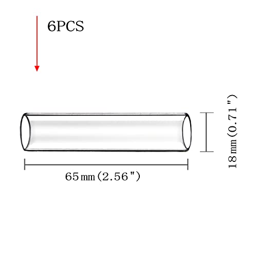 6-Tube Glass Breeding Tube & Shelter Aquarium Fish Tank Pipe Decor