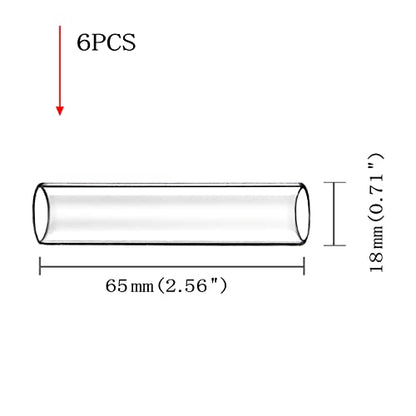 6-Tube Glass Breeding Tube & Shelter Aquarium Fish Tank Pipe Decor