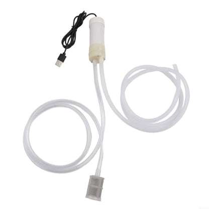 5V Self Priming Pump, USB Water Pump, 4L/Min Flow Rate, Plastic Body, 6MM Tube ID, For Aquarium, Balcony, Travel, Outdoor Use(5 Meter) - size: 5 Meter