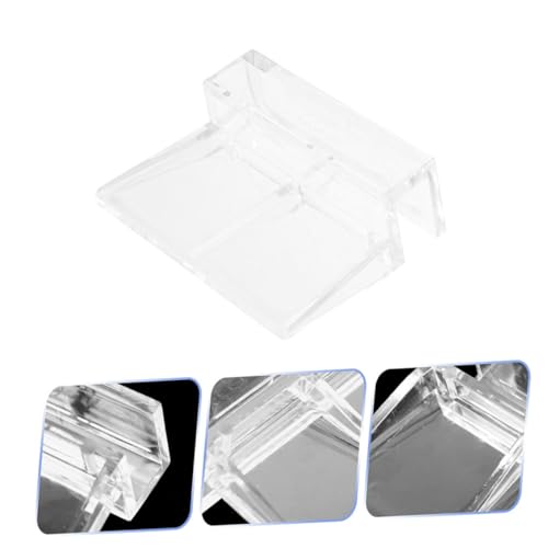 ERINGOGO 12pcs Rimless Aquarium Lid Clips Support Holder for Glass Covers Stable and Aesthetic Fish Tank Accessories