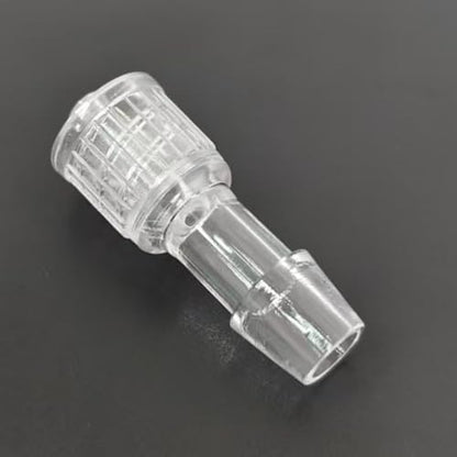 Moveable Male Luer Lock Connector × Hose Barbed Adapter for Laboratory Biochemical Analytical Instruments Food Machinery 50PC/PK (for 1/4'' Hose ID, PC) - size: for 1/4'' Hose ID, PC