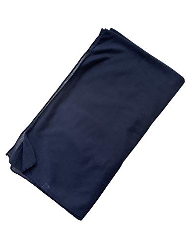 Jersey Hijab Scarfs for Women Head Scarf Muslim Head Wraps - color: Navy Blue