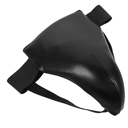 VICASKY Professional Groin Protector for Martial Arts and Combat Sports Reusable Crotch Guard with Ergonomic Design for Karate Boxing Thai Training Adult and Youth Black