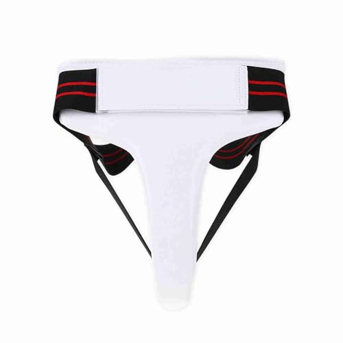 Dioche Boxing GroWomens Taekwondo Groin Guard - Ergonomic Design Boxing Karate Protector for Optimal Coverage - Durable PU Leather - Size L - size: Large