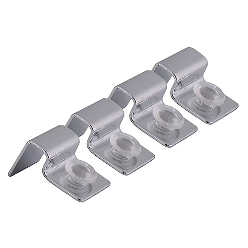HOMSFOU Fish Tank Accessories Aquarium 8pcs Pack Stainless Steel Bracket Cover Holder Rack
