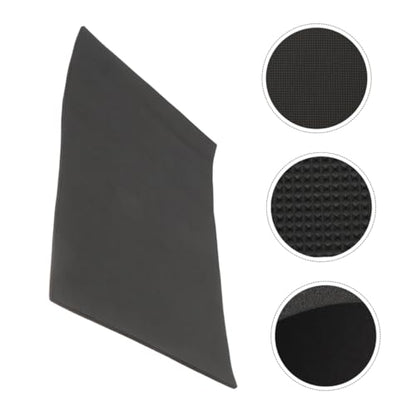 Totority 2pcs Nonslip Aquarium Bottom Mat Thickened Fish Tank Pad Cushioning Mat for Reptiles and Fish Tanks and Lightweight Black Pad
