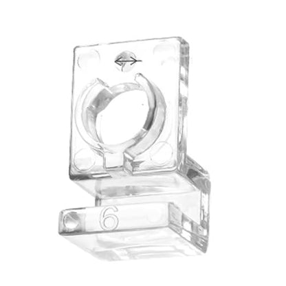 Peiiwdc Aquarium Lid Holder for Various Fish Tanks Aquarium Cover Bracket Clamp Stand Fishtank Habitat Supplies 10PCS Fish Habitat Accessory - color: Suitable for 6mm