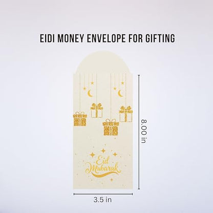 Eid Mubarak 현금용 머니 봉투 - 완벽한 이드 선물, 라마단 및 에이디 축하, 이드 무바라크 카드 및 현금 봉투 (20)