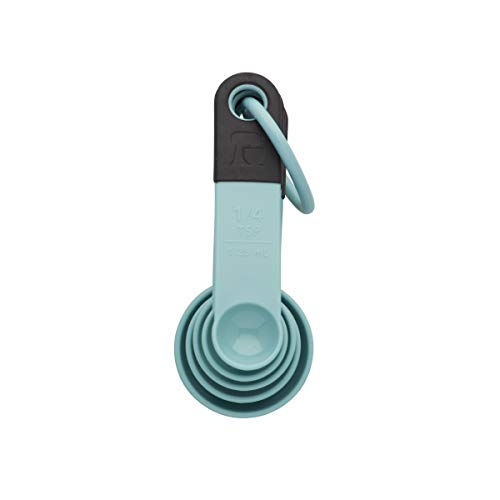 KitchenAid Measuring Spoons, Set Of 5, Aqua Sky (Pack of 12) - size: Set Of 5 (Pack of 12)
