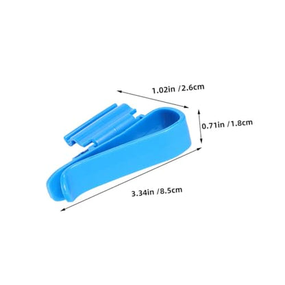 SUPVOX 8pcs Plastic Clamps for Aquarium Hose Fixing Hose Clamp for Aquarium Tank - color: Blue