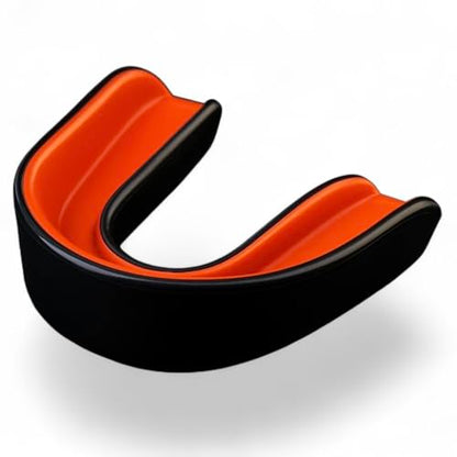 MouthShield Sports Mouth Guard - Detects Overheating with Color Change Tech - Ultimate Impact Protection with D3O® - Football Hockey Lacrosse & Combat - Dentist Designed (Youth (No Strap)) - size: Youth (No Strap)