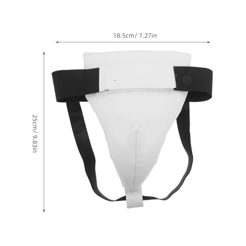 UPKOCH Groin Protector Athletic Cup for Martial Arts Taekwondo Boxing MMA – Adjustable Hook Loop Closure Abdomen and Groin Guard for ’s Combat Sports