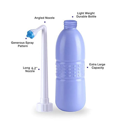 Portable Bidet Bottle for Travel Personal Hygiene Care Manual Bidet (16in) - size: 16in