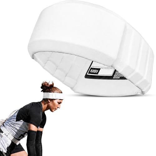Gamebreaker Aura Protective Headband - Lightweight Soccer & Flag Football Headgear with Quick-Wick Moisture Control & Impact Protection - Unisex Youth & Adult - color: Arctic White, size: X-Small-Small