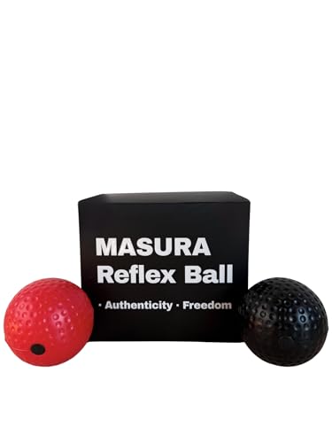 The Ultimate Reflex Ball Set – Masura Reflex Ball Includes 2 Reflex Balls + 1 Adjustable Headband Train Your Coordination, Reflexes, Reaction time, Accuracy, Focus, Peripheral Vision, and Stamina