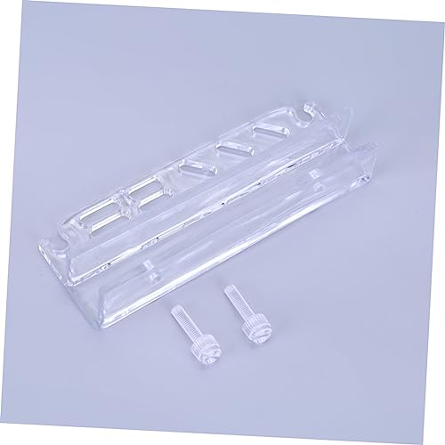 Acrylic Aquarium Tool Holder for Water Plants Grass Maintenance Wall-Mounted Storage Rack Organizer for Fish Tank Cleaning Tools Space-Saving Design Storage