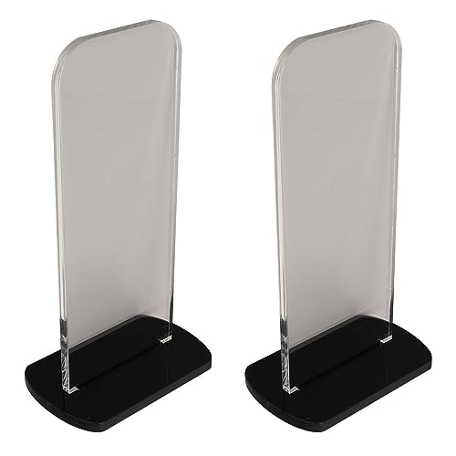 Glove Stand for Boxing, 2Pcs Acrylic Boxing Glove Stand Vertical Boxing Glove Display Stand Acrylic Gloves Holder for Boxing Collectors (Black) - color: Black