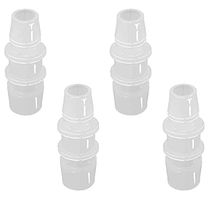 5/16" to 3/16" Hose Barb Reducer Pipe Fittings Adapter, Plastic Joint connector Splicer Mender for Aquarium Household Transport Fuel Gas Liquid Air (Pack of 4 .) - size: 5/16"-3/16"