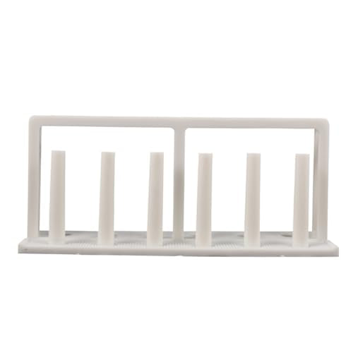Zerodeko 3pcs Plastic Test Tube Holder Rack for Water Quality Testing Organizer - Design for School Laboratories and Aquarium Use