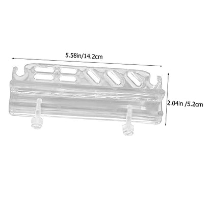 Acrylic Aquarium Tool Holder for Organizing Water Plant Maintenance Tools Wall-Mounted Rack for Tweezers Scissors and Cleaning Equipment Easy to Install Storage